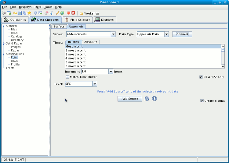 Single Level RAOB Chooser