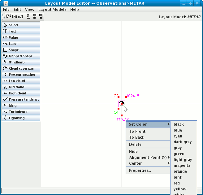 Layout Model Editor