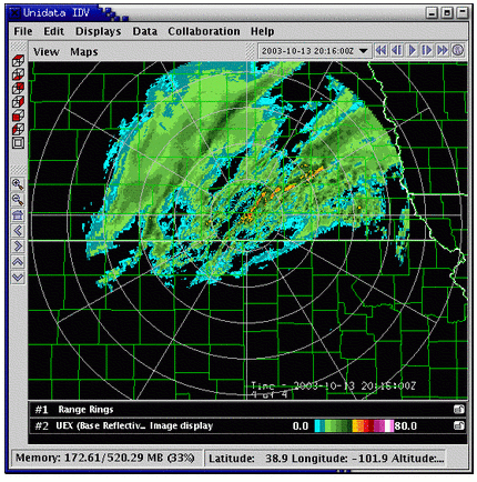 Level III Base Reflectivity Radar Image