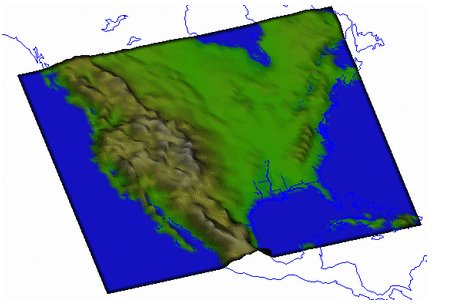 RUC model terrain