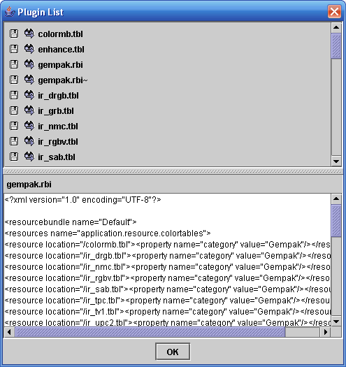 Plugin List