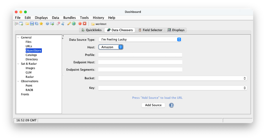 ObjectStore Chooser