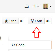 Forking a repository in GitHub.